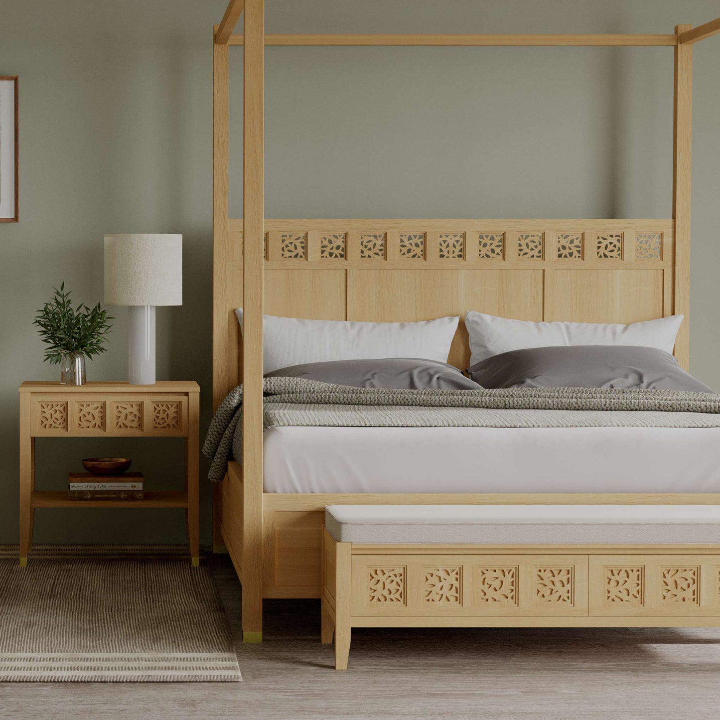 Surrey Hills Four-Poster Bed, Cal King