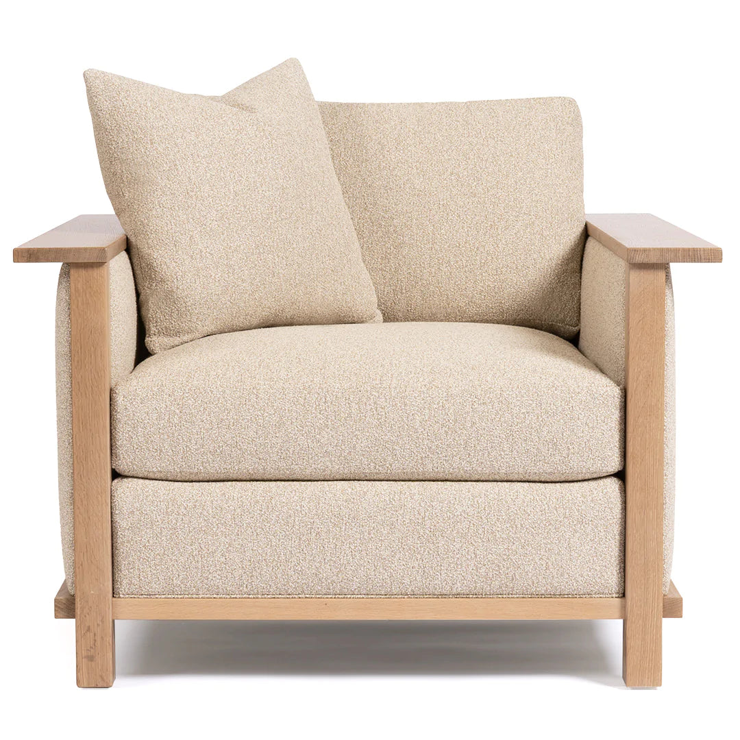 Surrey Hills Wood-Frame Lounge Chair