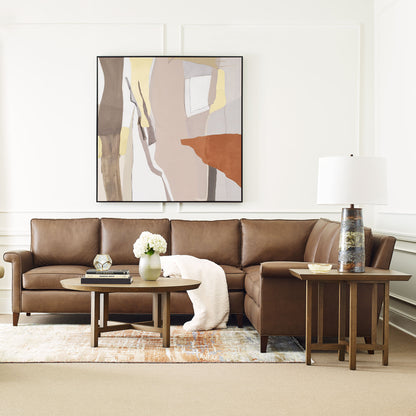 Lowell Round Cocktail Table - Stickley Furniture | Mattress