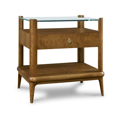 Martine Glass-Top End Table - Stickley Furniture | Mattress