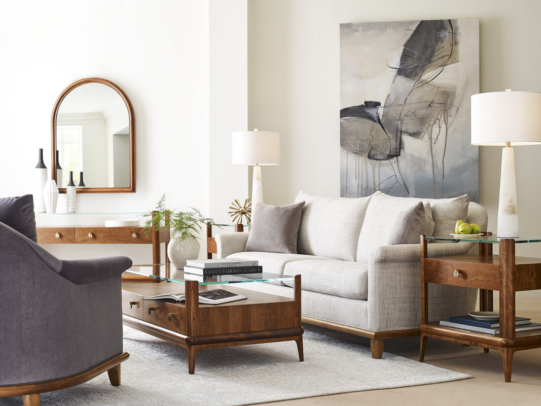 Martine Glass-Top End Table - Stickley Furniture | Mattress