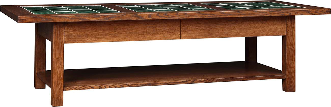 Tile Top Cocktail Table - Stickley Brand