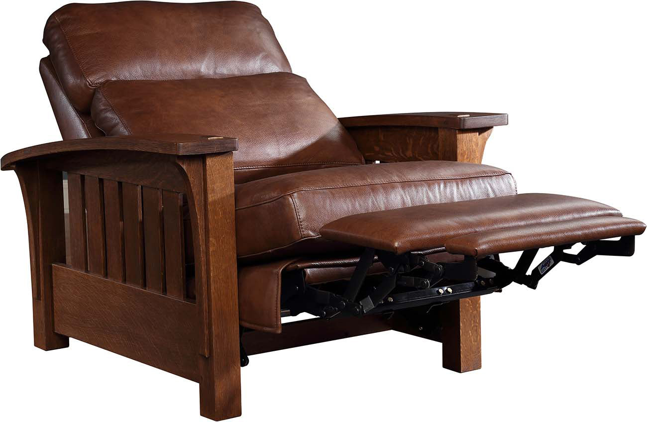 Bow Arm Morris Power Wall Recliner - Stickley Brand