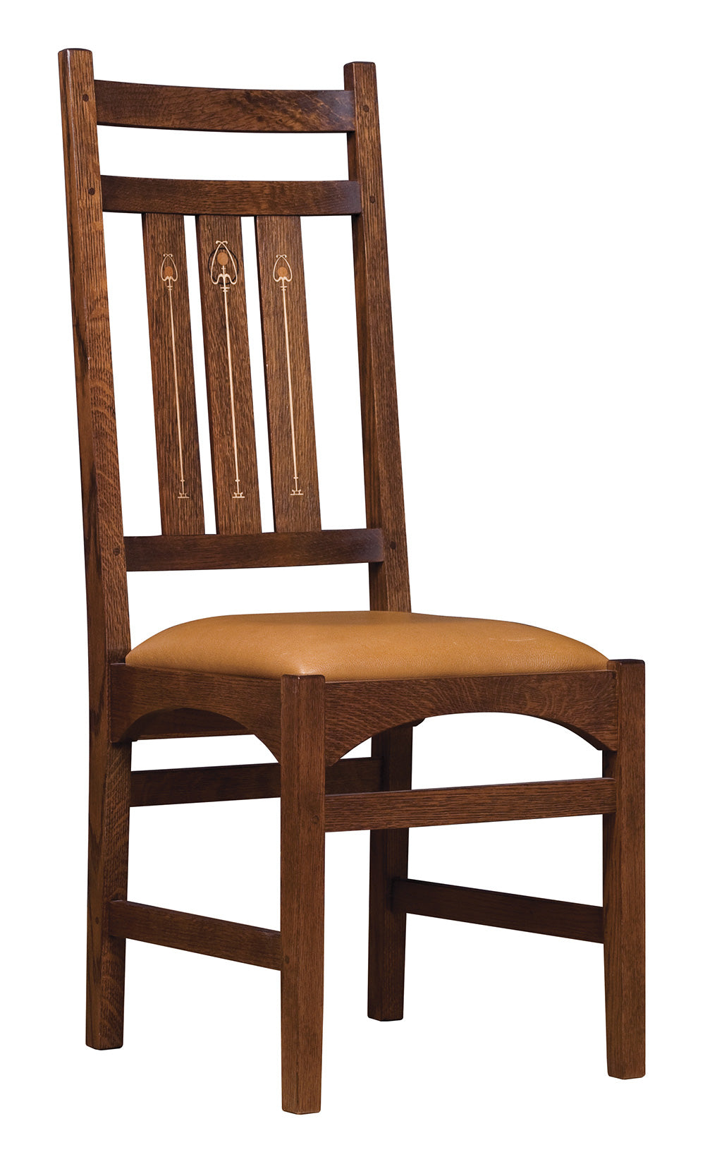 Harvey Ellis Side Chair, with Inlay - Stickley Furniture | Mattress
