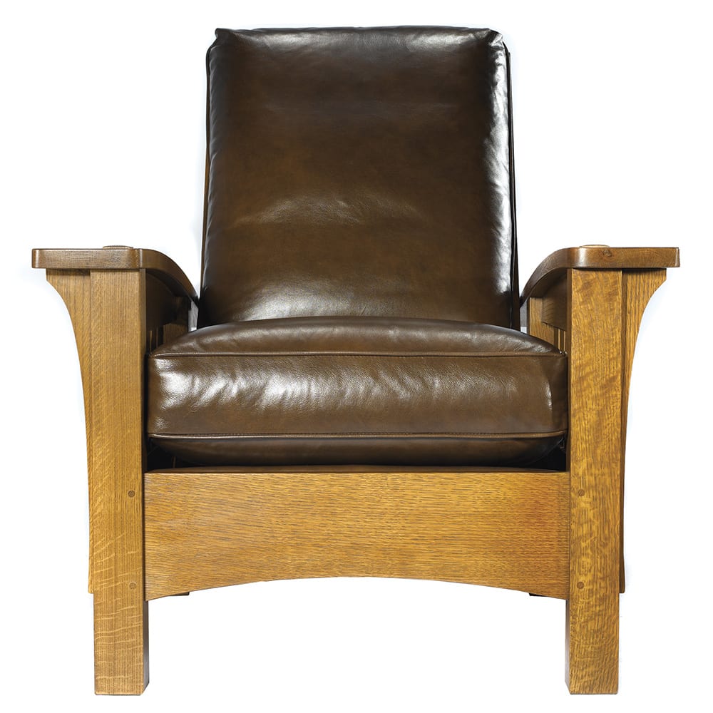 Bow Arm Morris Chair with Loose Cushion - Stickley Brand
