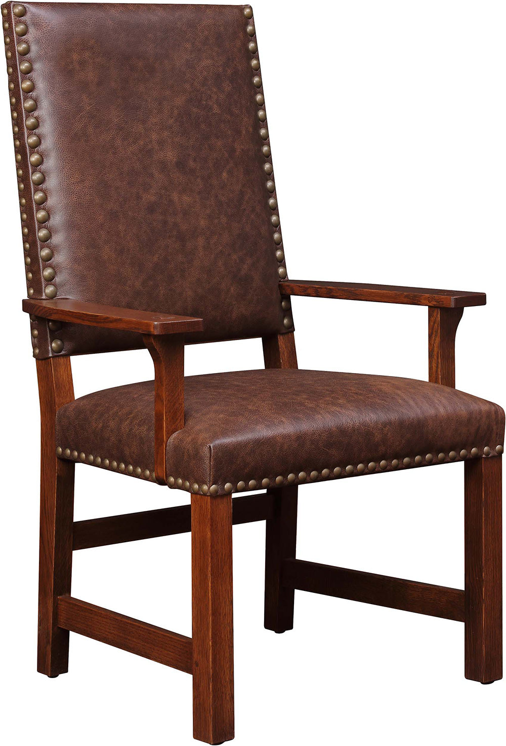 Tall-Back Upholstered Arm Chair - Stickley Brand