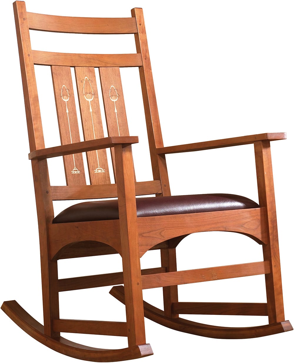 Harvey Ellis Rocker, with Inlay - Stickley Furniture | Mattress