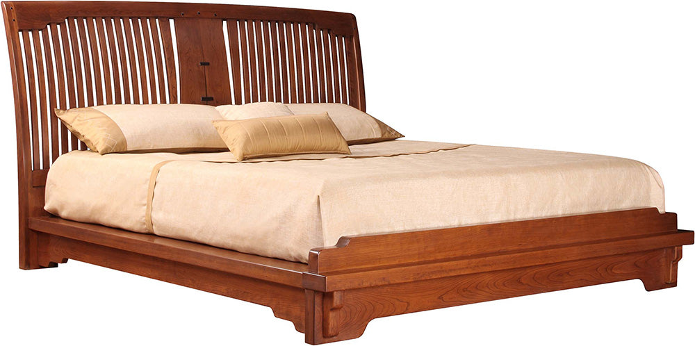 Oak Knoll Spindle Platform Bed - Stickley Brand